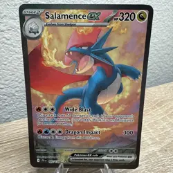 Pokemon TCG Salamence EX Journey Together Special Illustration Rare Card 187/159 - Image 5