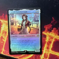MTG English Aerith Gainsborough NM Foil Universes Beyond: FINAL FANTASY - Image 1