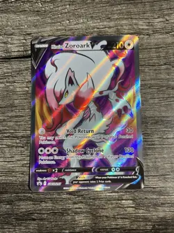 Pokemon Card Hisuian Zoroark V SWSH297 Black Star Promo - Near Mint - Image 1