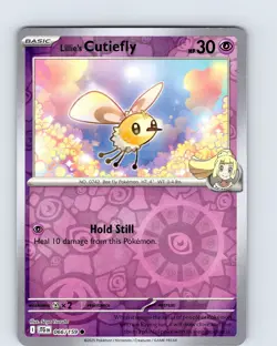 Pokemon Lillie's Cutiefly Journey Together 066/159 Reverse Holo Common Card NM - Image 1