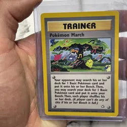 Pokemon Neo Genesis Trainer Pokemon March Card 102/111 UNLIMITED EDITION NM TCG - Image 1