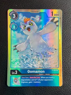 Gomamon P-004 Promo Card - Digimon Card - Image 1