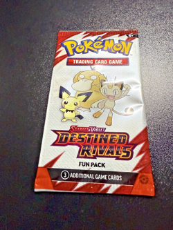 Pokemon TCG: Destined Rivals -Fun Pack (Sealed Pack with 3 Cards) English #L - Image 2