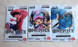 One Piece Card Game lot promotion packs vol.4-5-6 Chopper Luffy japonais - Image 1