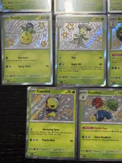 Pokemon TCG Paldean Fates Grass Baby Shiny | 15 Card Lot NM | Lot #1 - Image 4