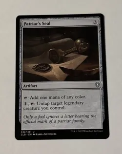 MTG Patriar's Seal - Commander Legends Battle for Baldur's Gate NM - Image 1