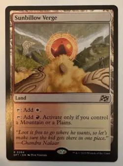 MTG 1x Sunbillow Verge Aetherdrift Regular Rare Dual Land NM New Magic Gathering - Image 1