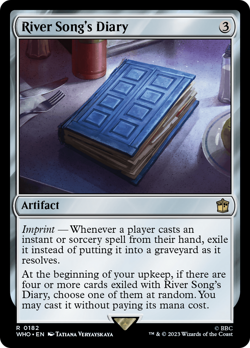 River Song's Diary #182 | Near Mint | Doctor Who Magic MTG - Image 1