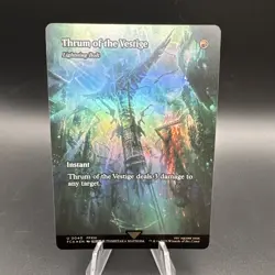 MTG - Thrum of the Vestige - Lightning Bolt (Showcase) Final Fantasy: Foil NM - Image 1