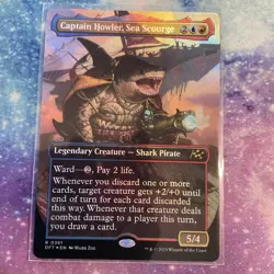 Captain Howler, Sea Scourge (FOIL) x1 - MTG Aetherdrift DFT #361 - Image 1