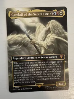 Gandalf of the Secret Fire (Borderless) #507 (NM) Lord of the Rings Magic MTG - Image 1