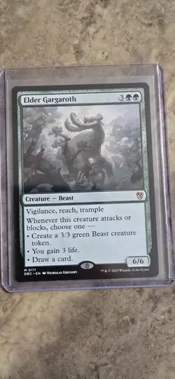 Elder Gargaroth Commander: Aetherdrift Regular Creature Beast Rare MTG - Image 1