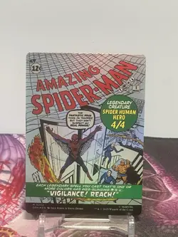 MtG SPM Peter Parker / Amazing Spider-Man #232 Borderless FOIL - Image 2