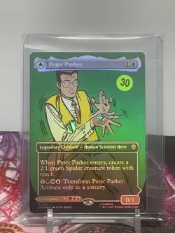 MtG SPM Peter Parker / Amazing Spider-Man #232 Borderless FOIL - Image 3