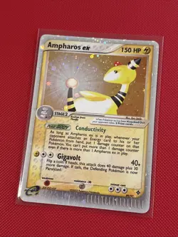 Pokemon TCG Ampharos EX 89/97 Dragon Frontiers Ultra Rare Holo NM - Image 3