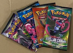36 Pokemon TCG S&V Stellar Crown Booster Packs - 36 Packs - Factory Sealed - Image 2