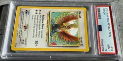 Pokemon Card Ho-Oh Rare Star PSA 9 Mint, Neo Revelation #18, WOTC 2001 - Image 2