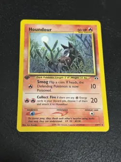 Pokemon TCG Houndour Neo Discovery 1st Edition 24/75 - Image 1