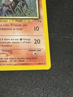 Pokemon TCG Houndour Neo Discovery 1st Edition 24/75 - Image 4