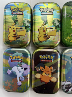 Pokemon TCG Lot of 7 Empty Mini Tins 011824AST3-D Pikachu, Charmander, Ponyta - Image 3