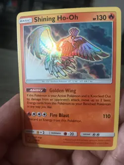 Shining Ho-Oh SM70 - SM Promo Holo Rare - Pokemon TCG - NM - Image 1