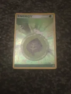 Pokemon TCG: Basic Grass Energy 105/110 - EX Holon Phantoms 2006 - Holo - Image 1