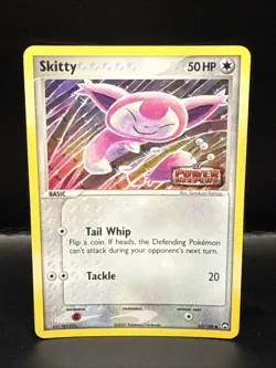 Pokemon - Skitty 62/108- EX Power Keepers Stamped Reverse Holo - Image 1