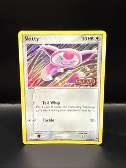 Pokemon - Skitty 62/108- EX Power Keepers Stamped Reverse Holo - Image 2