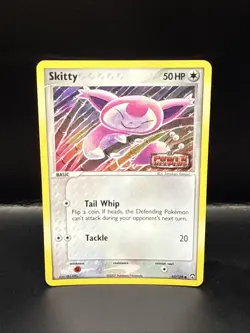Pokemon - Skitty 62/108- EX Power Keepers Stamped Reverse Holo - Image 3