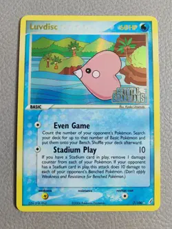 Luvdisc Reverse Holo | NM/M | EX Crystal Guardians 7/100 | Pokemon - Image 1
