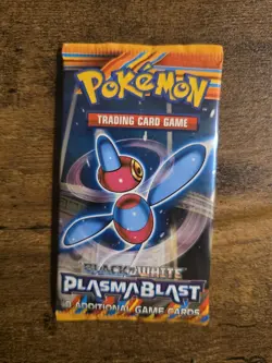 Pokemon Black And White Plasma Blast Booster Pack Porygon Art 820650108341 - Image 1