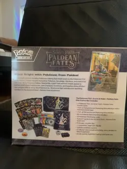 Pokemon TCG Scarlet & Violet Paldean Fates ETB Elite Trainer Box NEW Sealed - Image 2