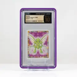 G1N Pokemon Scyther 123 Merlin Sticker Series 1 Topps CGC 10 PRISTINE POP 1 - Image 1