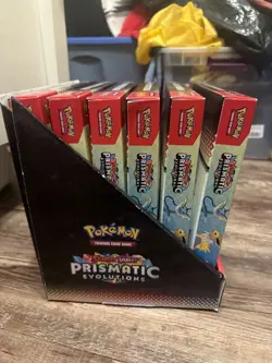 Pokemon Prismatic Evolutions Poster Collection Sealed Full Display Case Lot Of 6 - Image 2