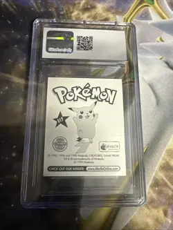 Pokemon Merlin Weezing S17 Holographic Sticker Series 1 - CGC GM 10. - Image 2