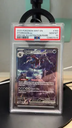 Pokemon Hydreigon ex White Flare Special Illustration Rare #169 PSA 10 Gem Mint - Image 1