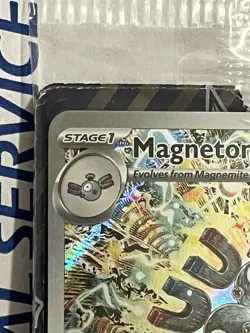 Pokemon SEALED Magneton Black ⭐ Promo 159 Surging Sparks (NM) PSA 10 Contender! - Image 2