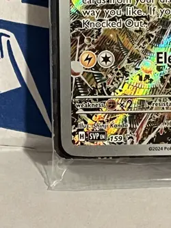 Pokemon SEALED Magneton Black ⭐ Promo 159 Surging Sparks (NM) PSA 10 Contender! - Image 5