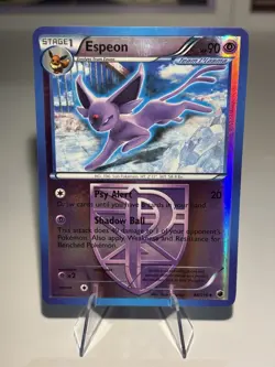 Pokemon 2013 Black & White Plasma Freeze Espeon Reverse Holo #48/116 LP - Image 1