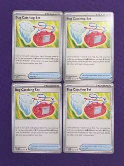 4x Bug Catching Set 102/131 x4 - Prismatic Evolutions - Pokemon TCG - Playset - Image 1