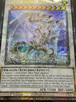 Blue-Eyes Ultimate Spirit Dragon | Quarter Century Secret Rare | SEALED |YuGiOh! - Image 2