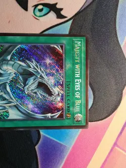 Yu-Gi-Oh! TCG Majesty with Eyes of Blue Secret Rare Unlimited LCKC-EN031 NM - Image 2