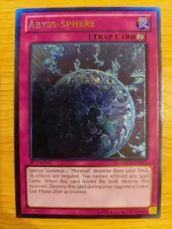 Abyss-Sphere - ABYR-EN072 - Very Lightly Played VLP - Ultimate Rare - 1st Ed - Image 1