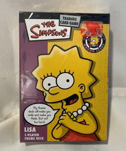 The Simpsons Trading Card Game Lisa Simpson Theme 1-player Deck 40 Cards NEW - Image 1