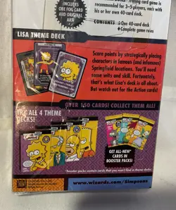 The Simpsons Trading Card Game Lisa Simpson Theme 1-player Deck 40 Cards NEW - Image 5