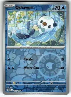 Oshawott 021/086 SV: White Flare NM Pokemon Card TCG - Image 1