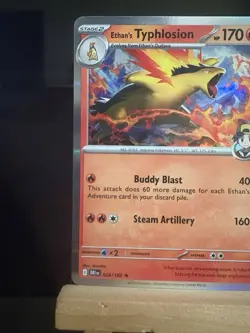 ETHAN’S TYPHLOSION - 34/182 Destined Rivals NM - Holo Rare - Pokemon TCG Card - Image 2