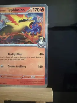 ETHAN’S TYPHLOSION - 34/182 Destined Rivals NM - Holo Rare - Pokemon TCG Card - Image 3