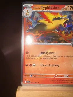 ETHAN’S TYPHLOSION - 34/182 Destined Rivals NM - Holo Rare - Pokemon TCG Card - Image 5