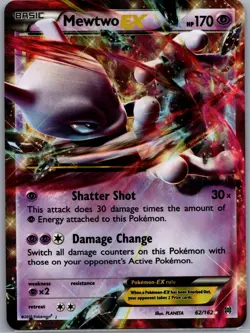 Mewtwo EX 62/162 XY - BREAKthrough - Pokemon Card - NM - Image 1